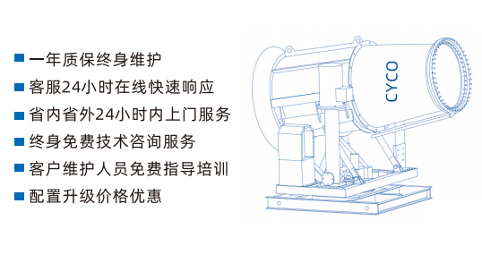 CYWP-80環(huán)衛(wèi)車配套降塵霧炮機(圖6) CYWP-80環(huán)衛(wèi)車配套降塵霧炮機(圖6)